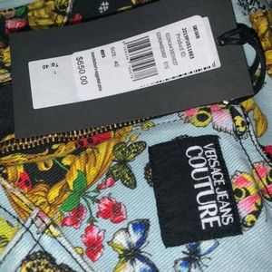 Versace multicolored dress size 40 brand new